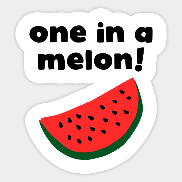 Funny watermelon Sticker by kapotka